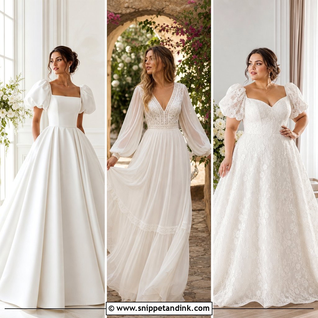 20 Poofy Sleeve Wedding Dress Ideas: Romantic Bridal Trends