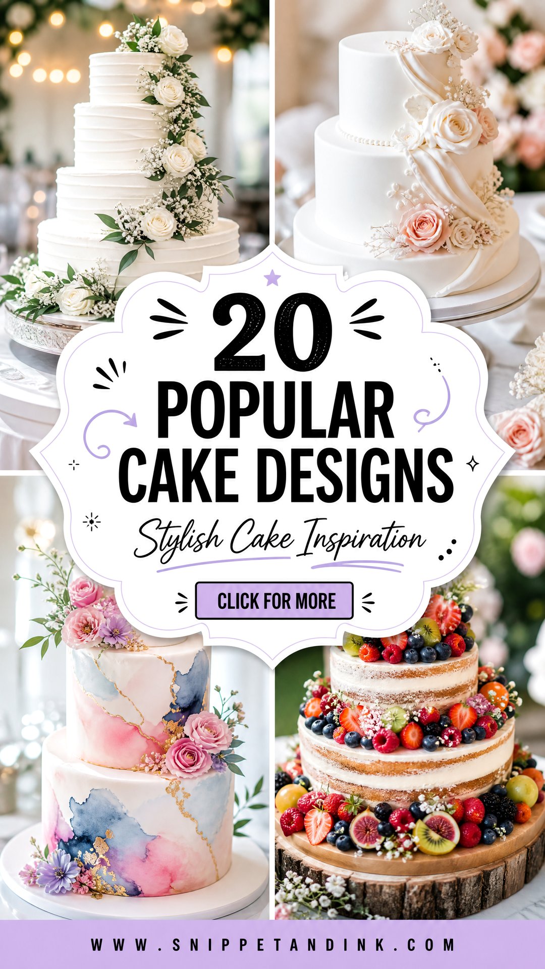 20 Popular Cake Designs for Wedding Style Inspiration Now - 20 Popular Cake Designs for Wedding Style Inspiration Now