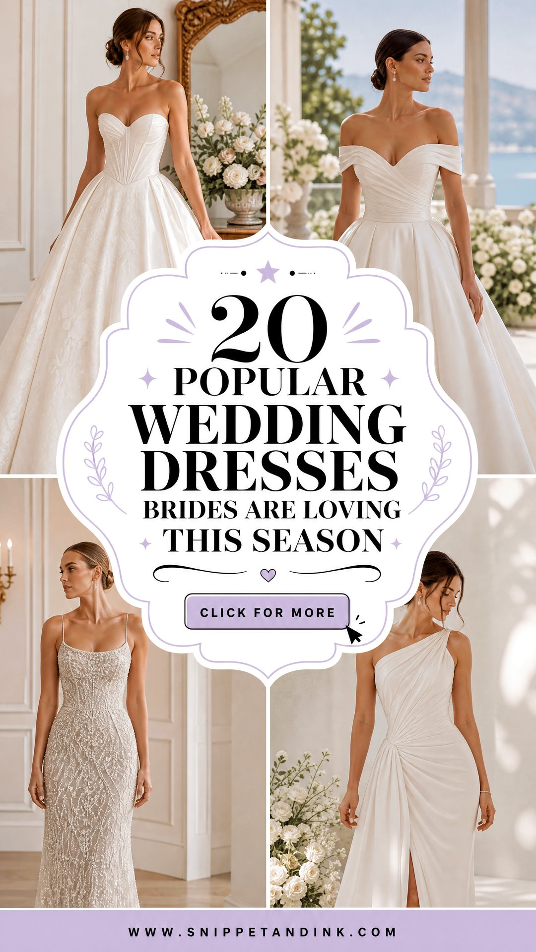 20 Popular Wedding Dresses Brides Are Loving This Season - 20 Popular Wedding Dresses Brides Are Loving This Season