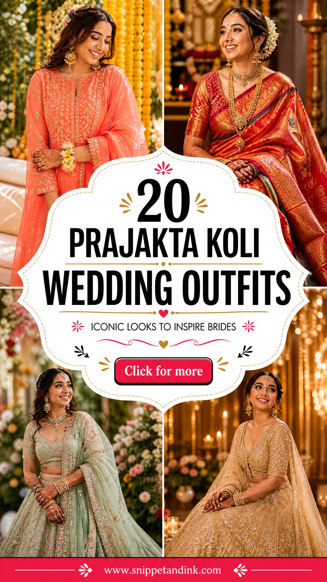20 Prajakta Koli Wedding Outfits Iconic Looks to Inspire Brides - 20 Prajakta Koli Wedding Outfits: Iconic Looks to Inspire Brides