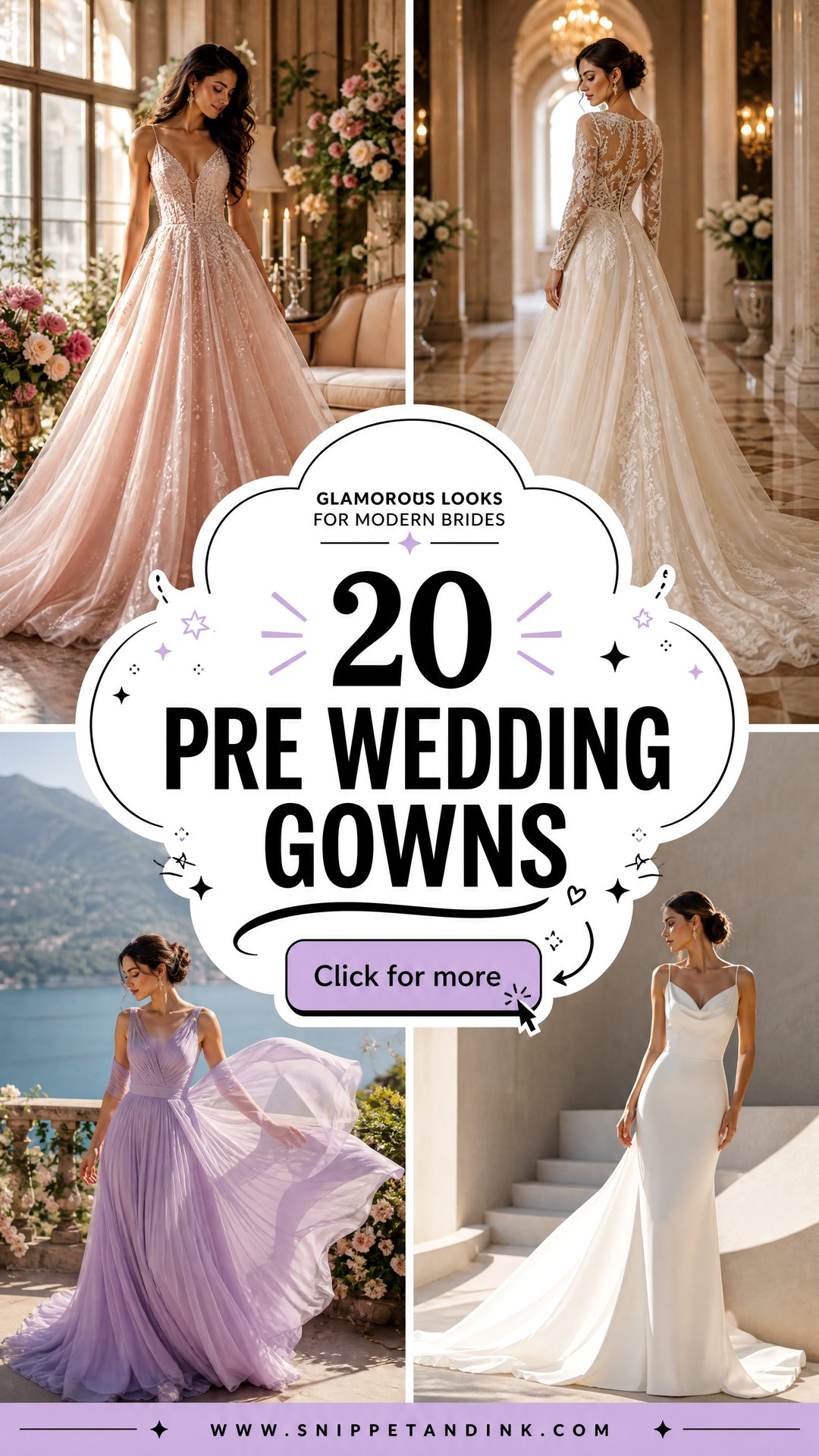 20 Pre Wedding Gowns Glamorous Looks for Modern Brides - 20 Pre Wedding Gowns: Glamorous Looks for Modern Brides