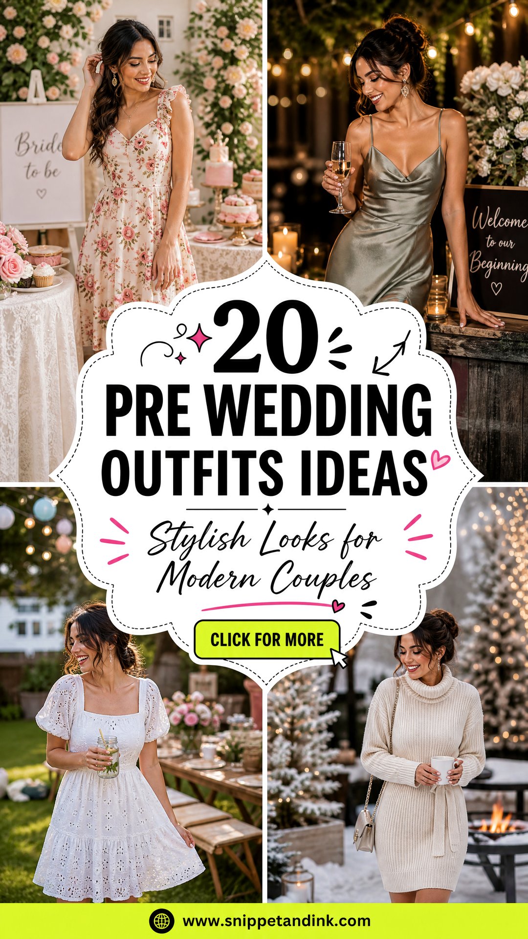 20 Pre Wedding Outfits Ideas Stylish Looks for Modern Couples - 20 Pre Wedding Outfits Ideas: Stylish Looks for Modern Couples