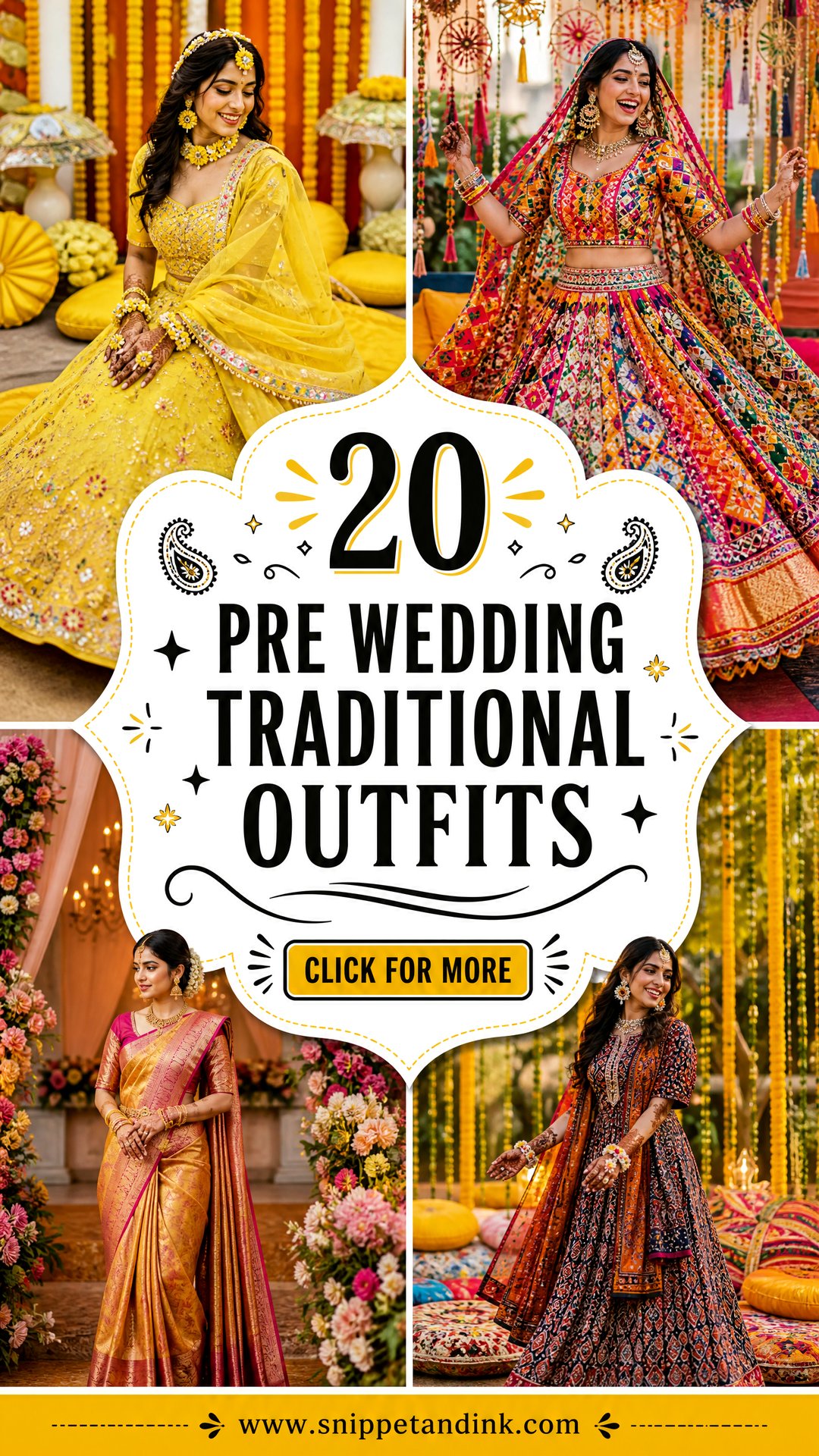 20 Pre Wedding Traditional Outfits Elegant Bridal Style - 20 Pre Wedding Traditional Outfits: Elegant Bridal Style