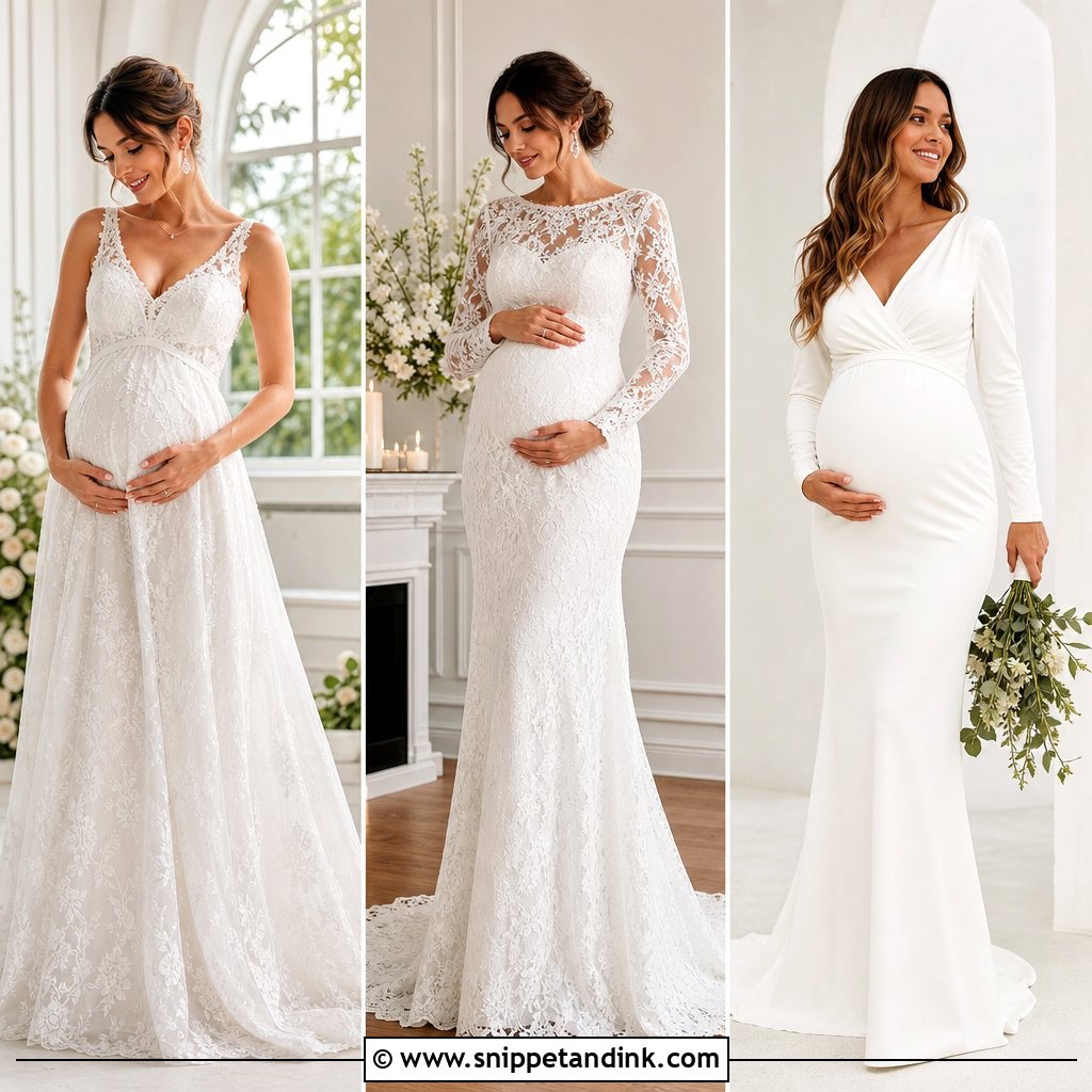 20 Pregnant Maternity Wedding Dress Ideas: Chic, Comfy Picks