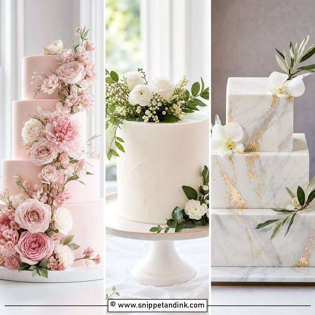 20 Pretty Cakes for Wedding Elegant Designs to Love