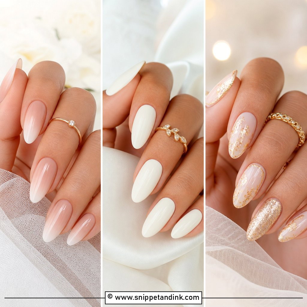 20 Pretty Nails for Wedding Elegant Bridal Mani Ideas