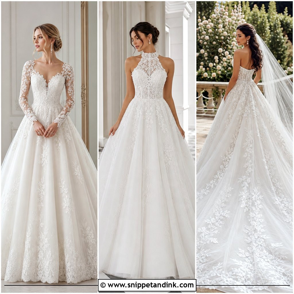 20 Pretty Wedding Dresses Princesses: Fairytale Bridal Looks