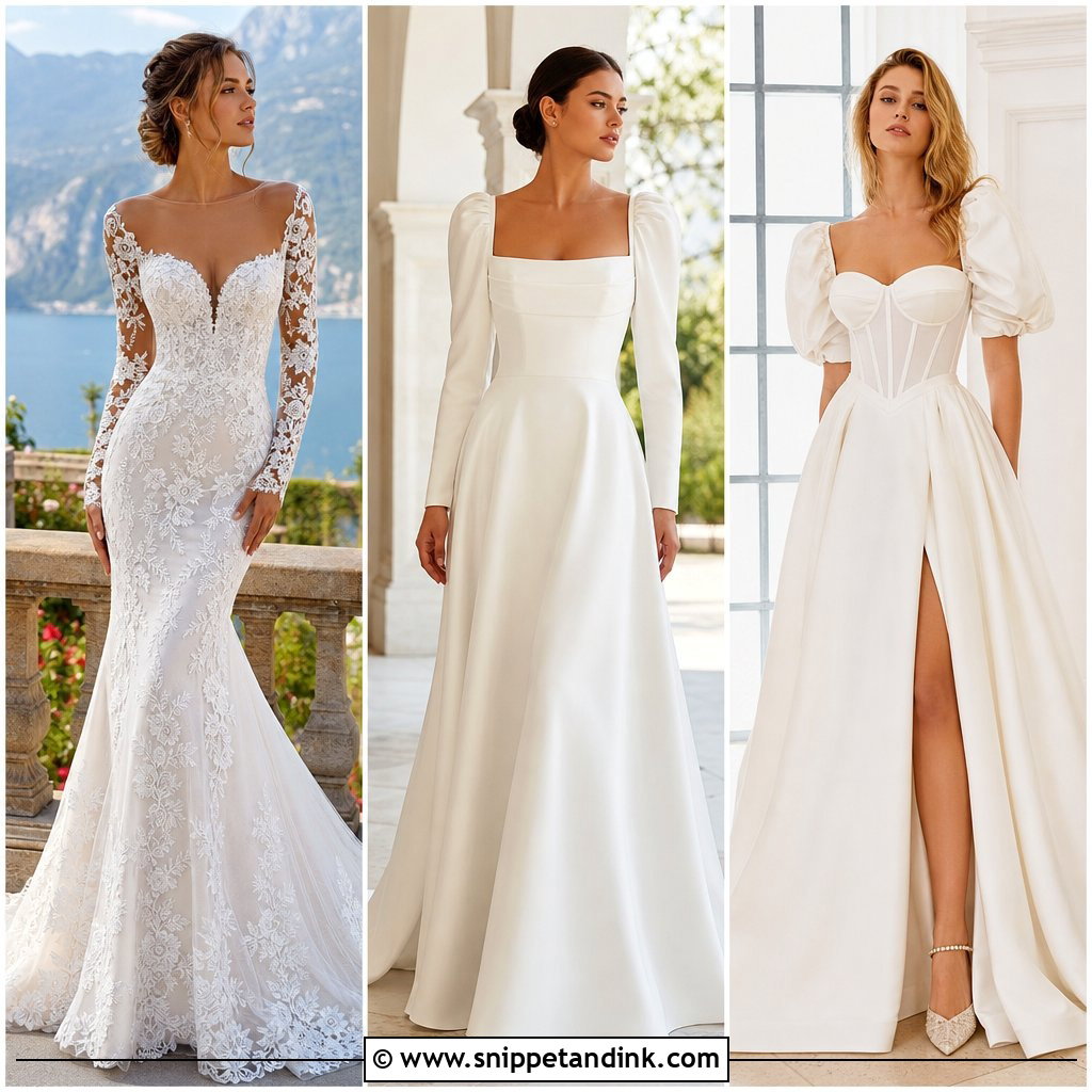 20 Pretty Wedding Dresses with Sleeves: Elegant Bridal Picks