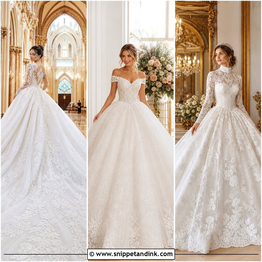 20 Princess Bridal Gown Ideas for a Dreamy Regal Wedding Look