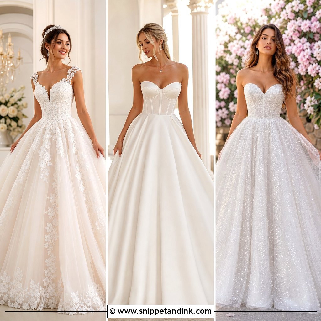 20 Princess Cut Wedding Dress Ideas: Flattering Bridal Styles