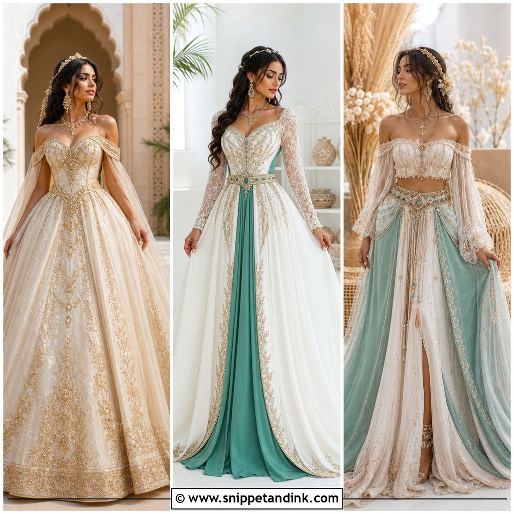 20 Princess Jasmine Wedding Dress Ideas for Disney-Loving Brides