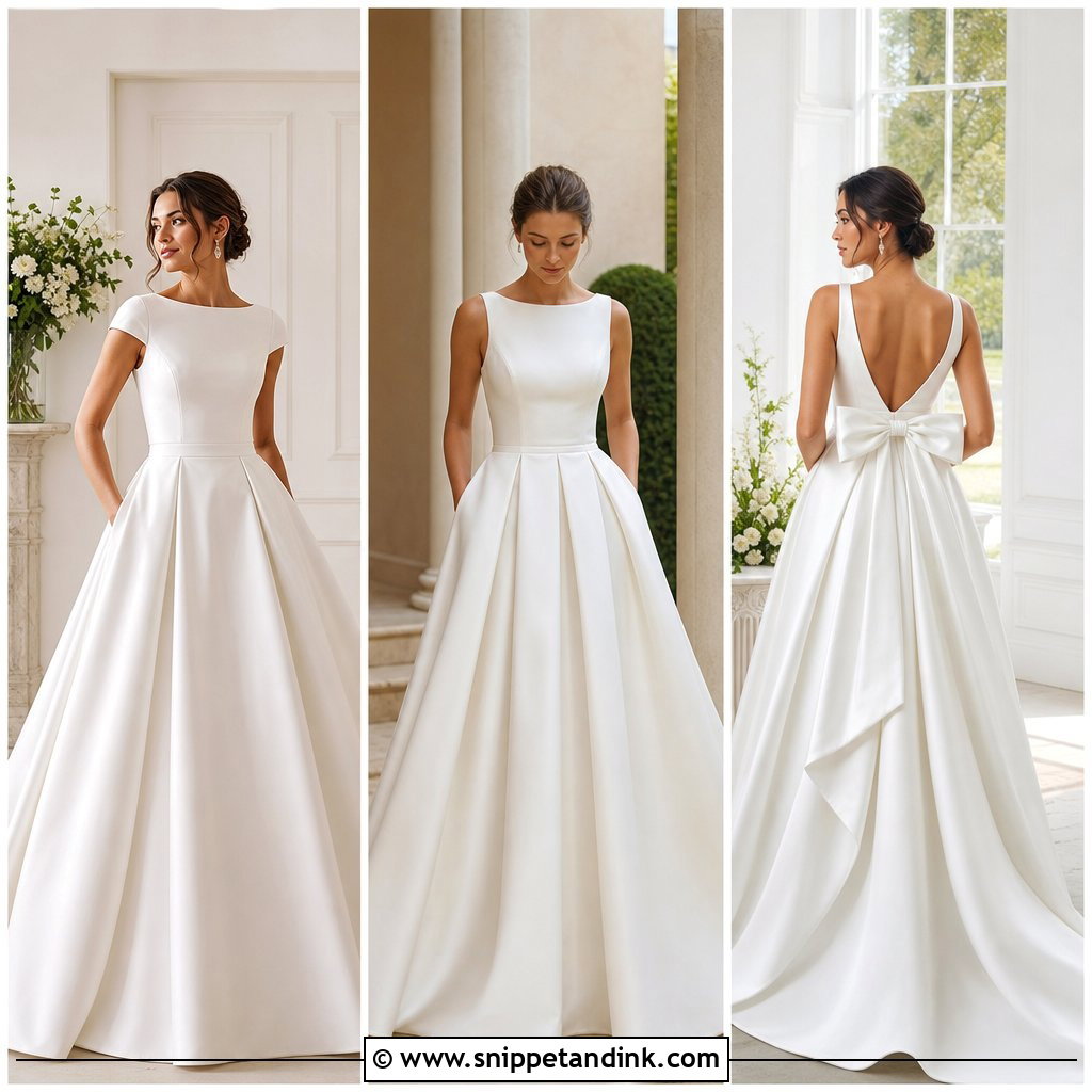 20 Princess Satin Wedding Dresses: Luxe Looks for Modern Brides