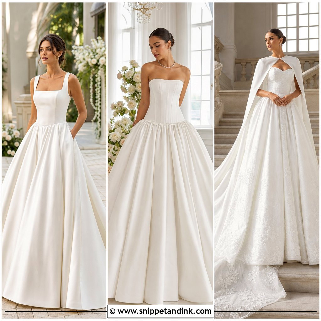 20 Princess Style Wedding Dress Ideas for a Regal Bridal Look