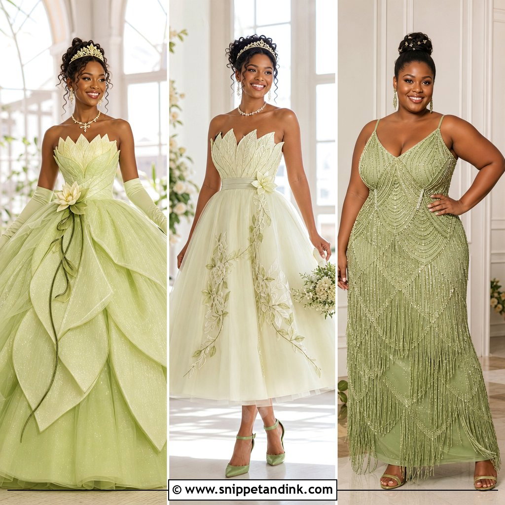 20 Princess Tiana Wedding Dress Ideas for Disney-Loving Brides