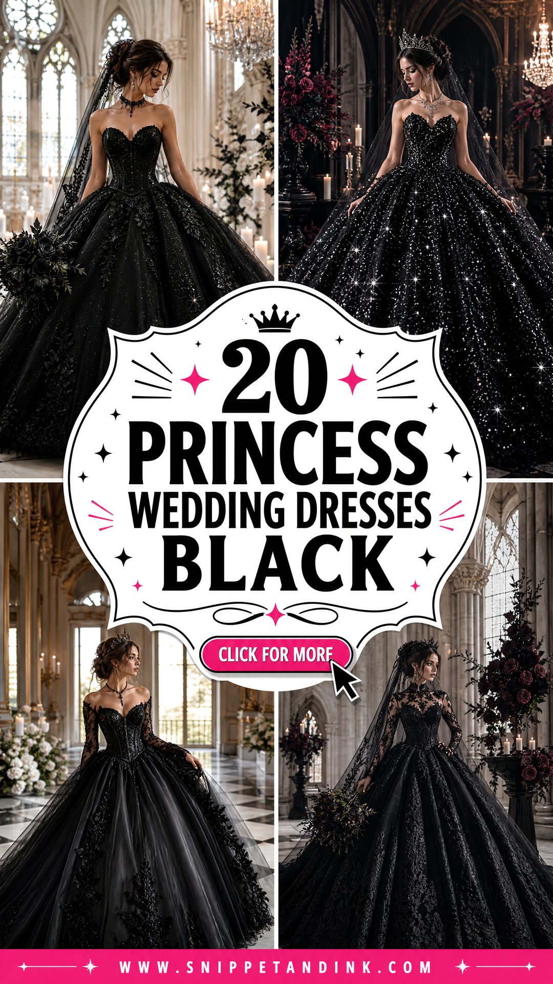 20 Princess Wedding Dresses Black for Bold Regal Brides - 20 Princess Wedding Dresses Black for Bold, Regal Brides