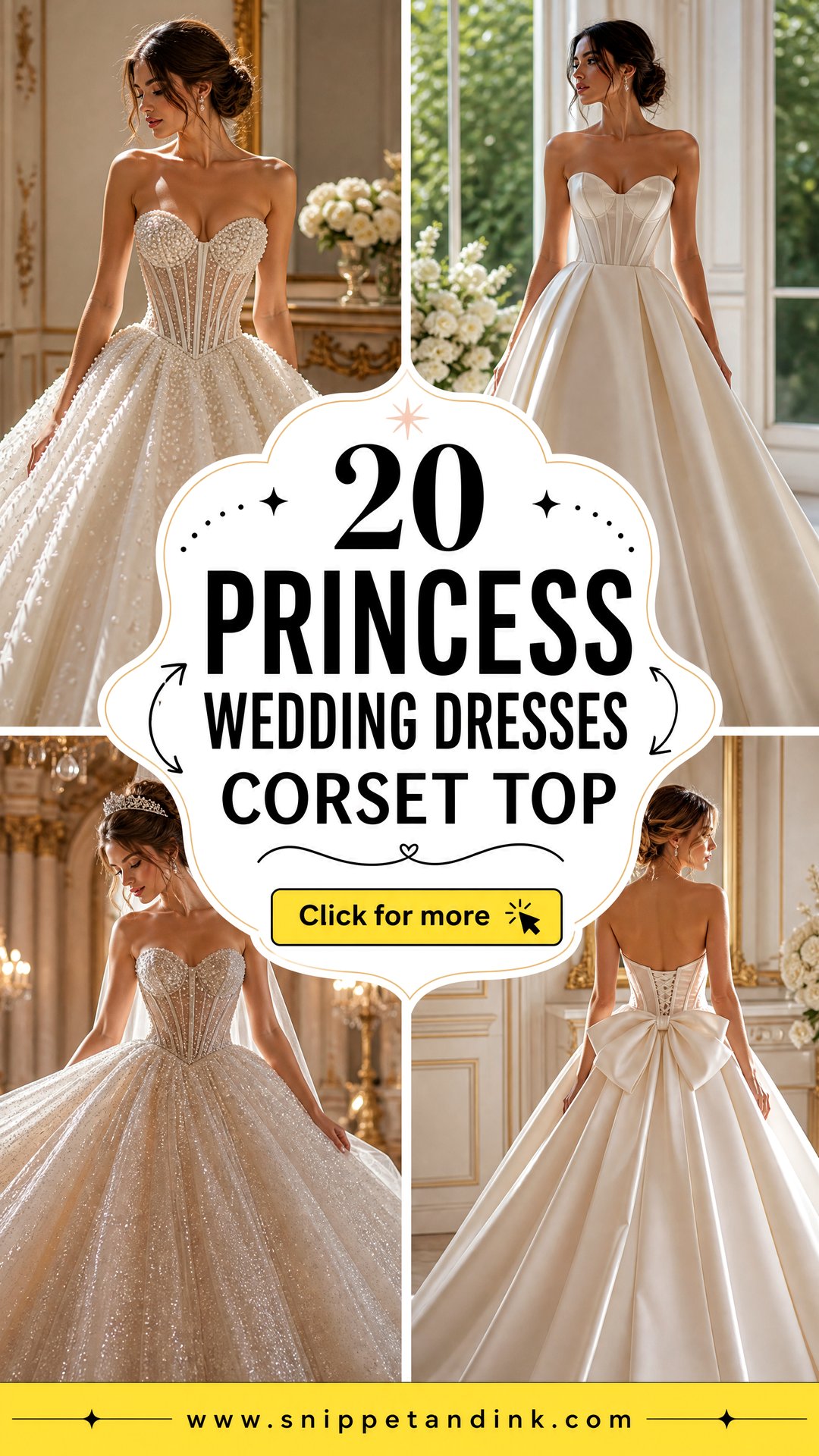 20 Princess Wedding Dresses Corset Top for a Flattering Fit - 20 Princess Wedding Dresses Corset Top for a Flattering Fit