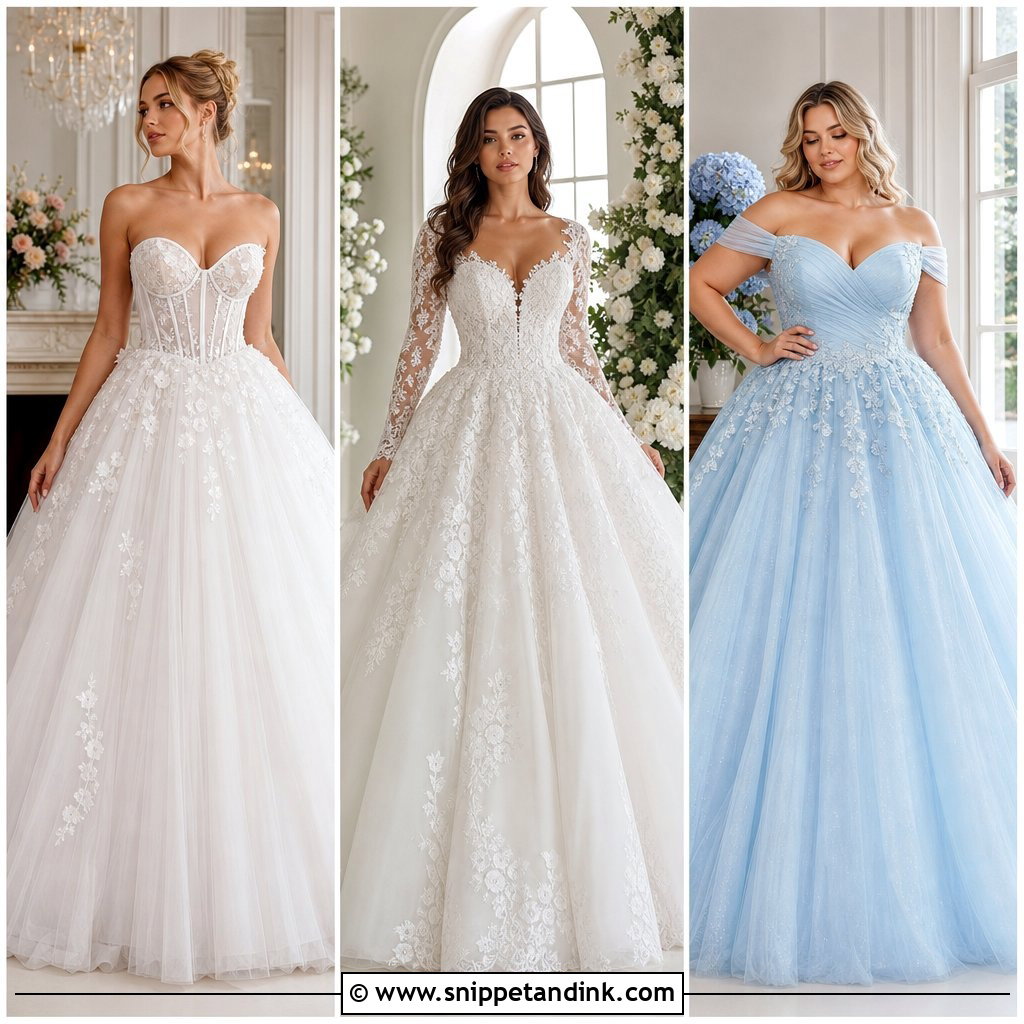 20 Princess Wedding Gown Fairytale Ideas for Dreamy Brides