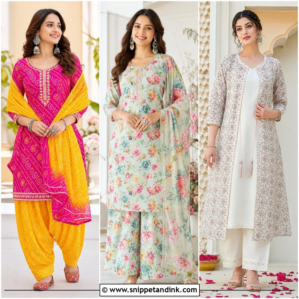 20 Printed Salwar Suit Ideas for Colorful Festive Style