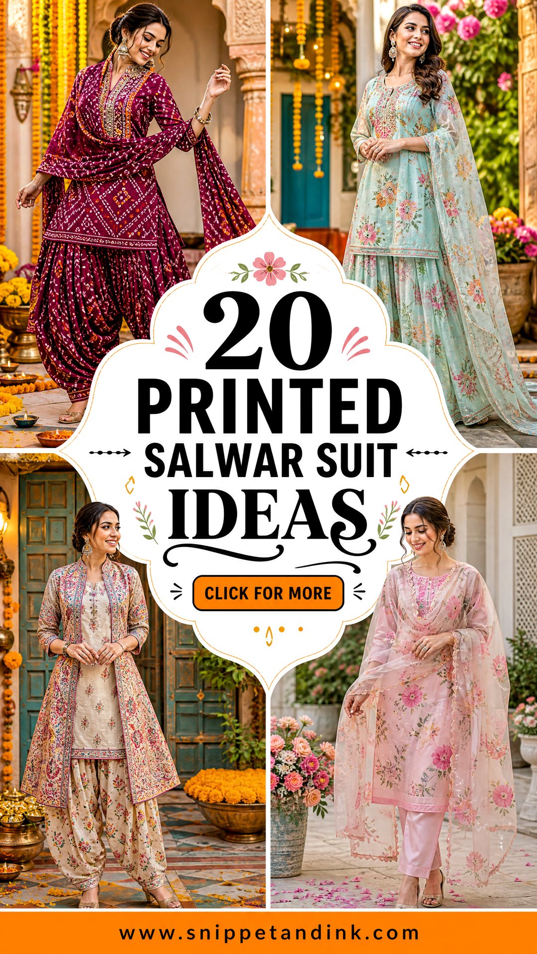 20 Printed Salwar Suit Ideas for Colorful Festive Style - 20 Printed Salwar Suit Ideas for Colorful Festive Style