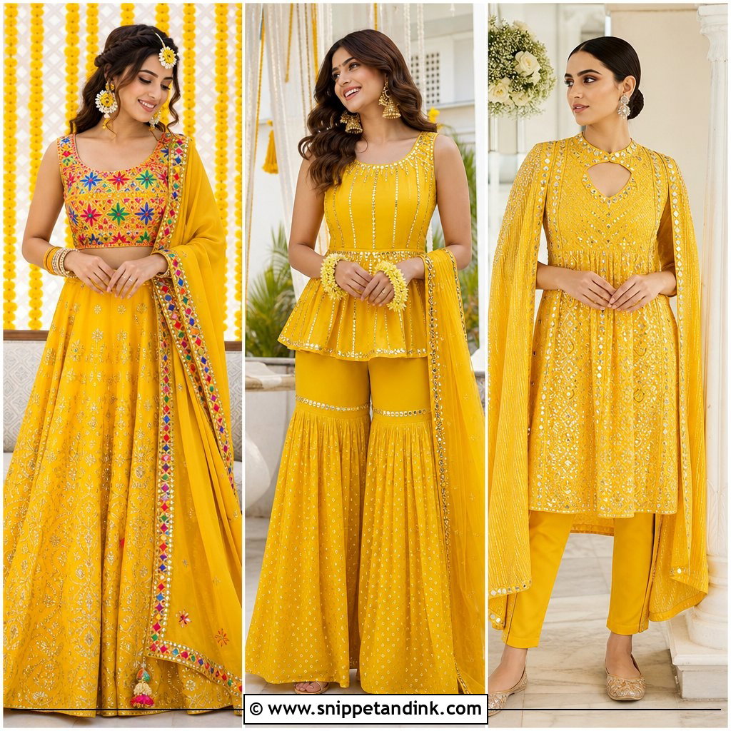 20 Punjabi Haldi Outfit Ideas for a Joyful Pre-Wedding Look