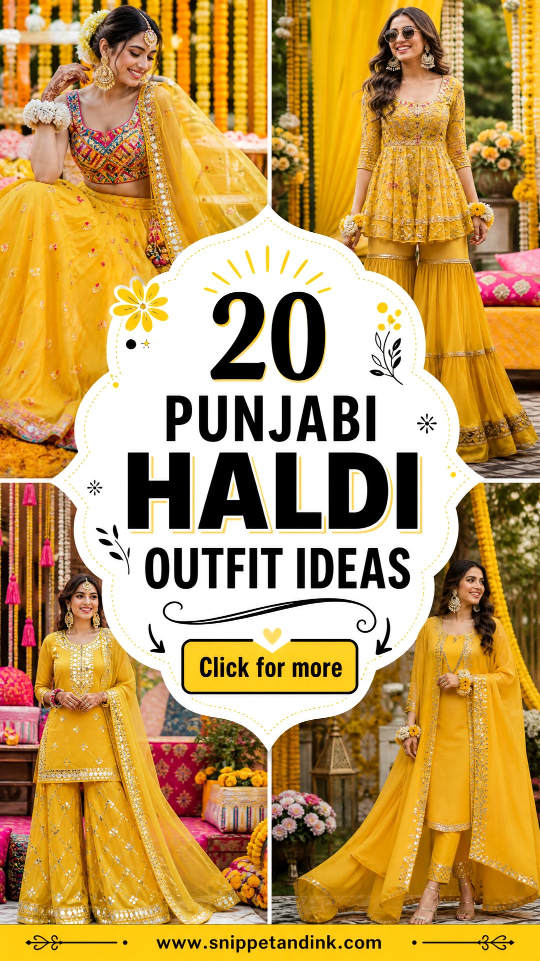 20 Punjabi Haldi Outfit Ideas for a Joyful Pre-Wedding Look - 20 Punjabi Haldi Outfit Ideas for a Joyful Pre-Wedding Look