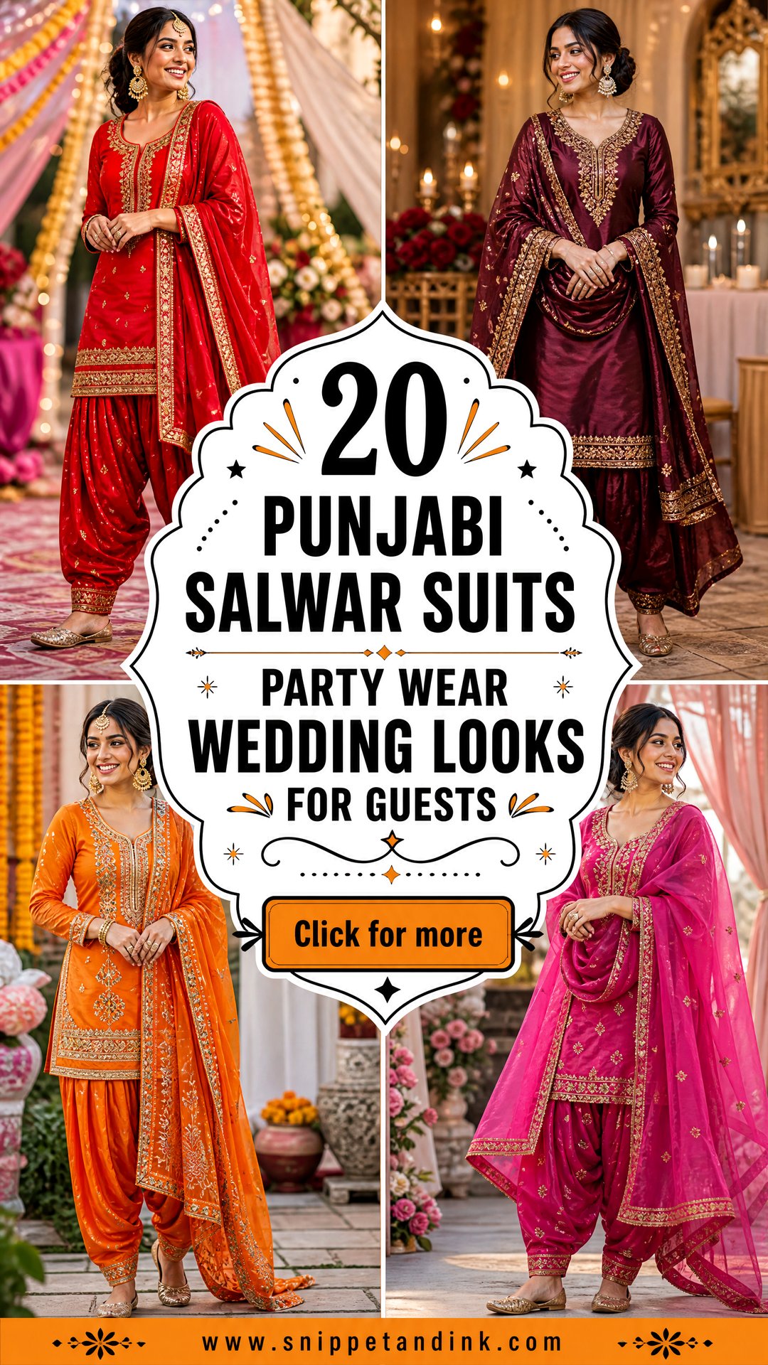 20 Punjabi Salwar Suits Party Wear Wedding Looks for Guests - 20 Punjabi Salwar Suits Party Wear Wedding Looks for Guests