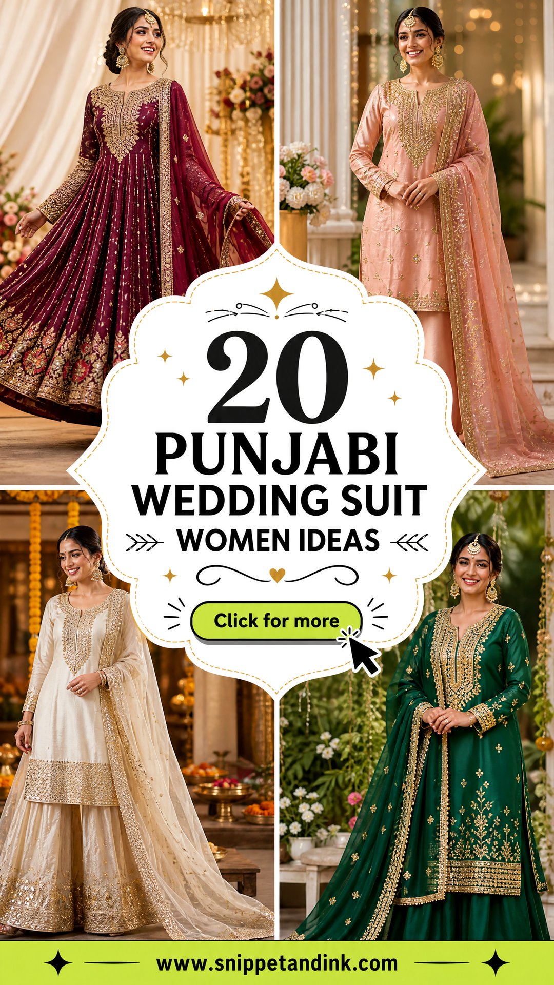 20 Punjabi Wedding Suit Women Ideas for Elegant Celebrations - 20 Punjabi Wedding Suit Women Ideas for Elegant Celebrations