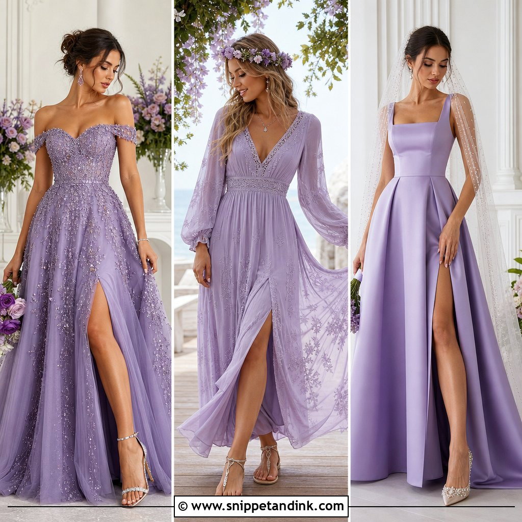 20 Purple Wedding Dress the Bride Ideas for a Regal Look