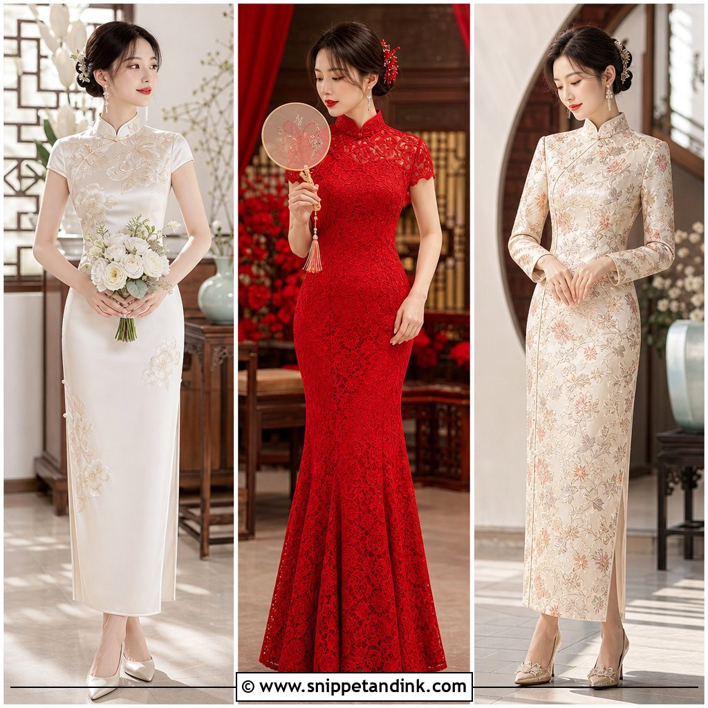 20 Qipao Wedding Dress Ideas for a Timeless Cultural Celebration