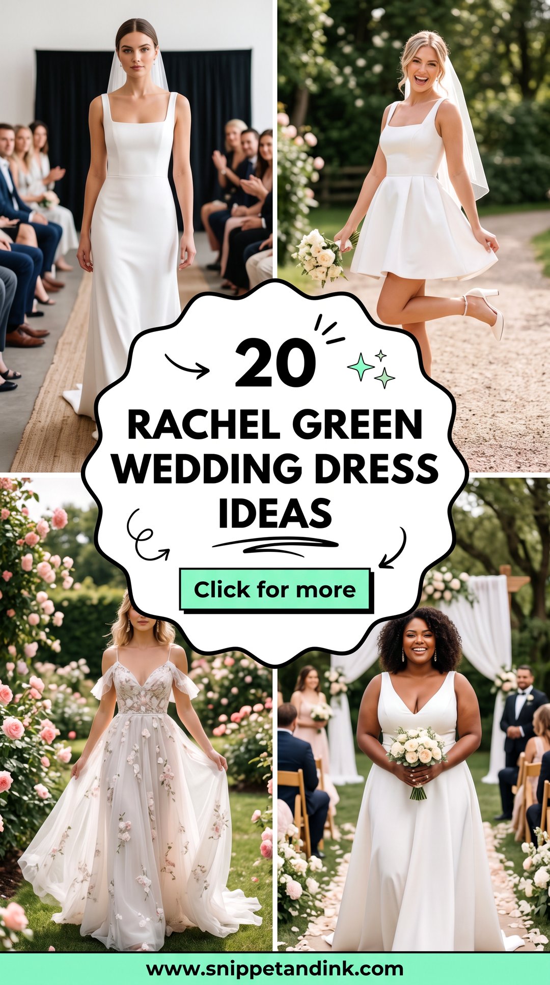 20 Rachel Green Wedding Dress Ideas With Iconic 90s Style - 20 Rachel Green Wedding Dress Ideas With Iconic ’90s Style