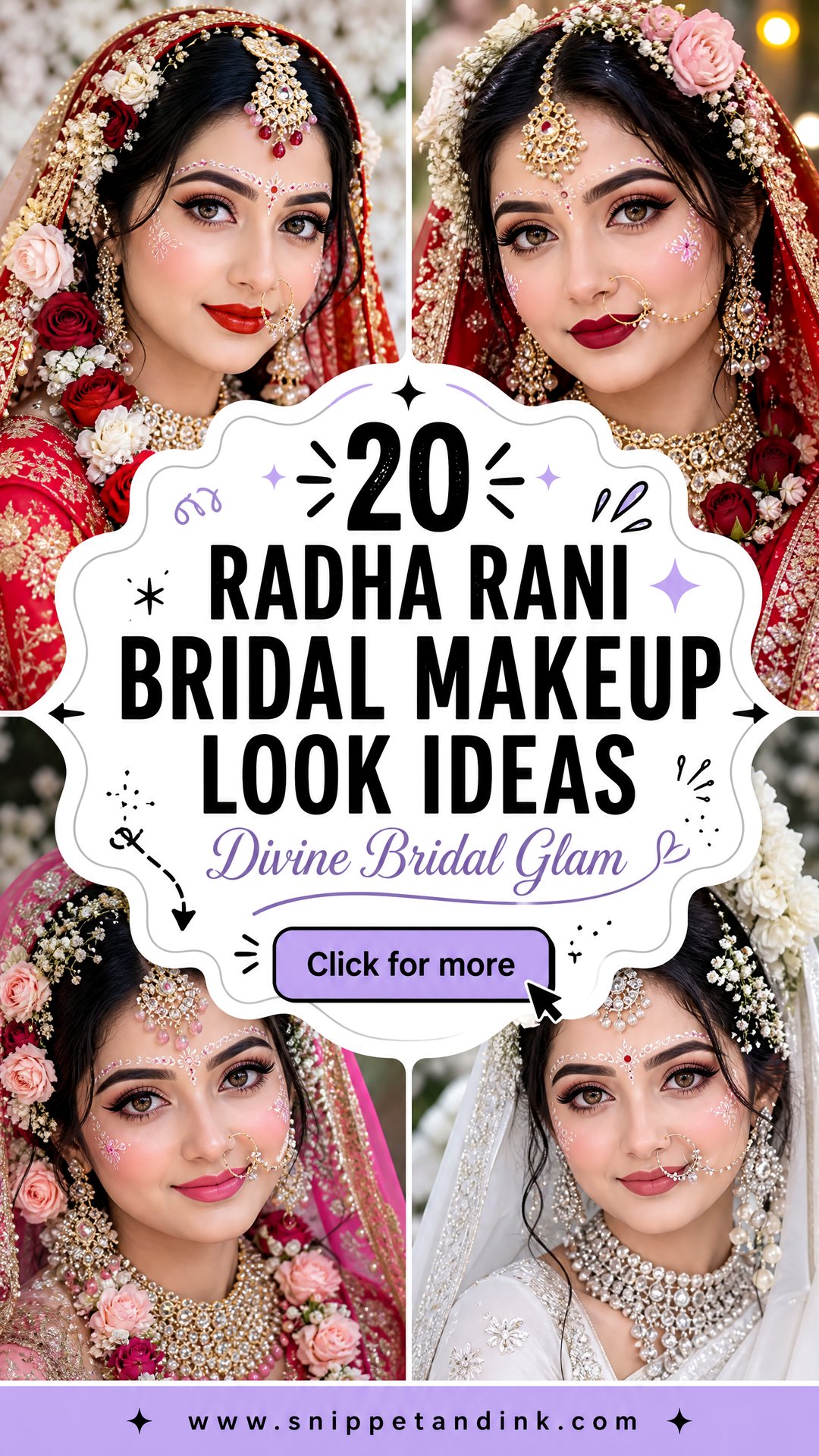 20 Radha Rani Bridal Makeup Look Ideas for Divine Glam - 20 Radha Rani Bridal Makeup Look Ideas for Divine Glam