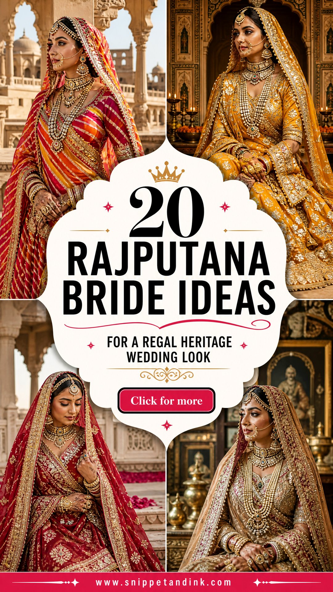 20 Rajputana Bride Ideas for a Regal Heritage Wedding Look - 20 Rajputana Bride Ideas for a Regal Heritage Wedding Look