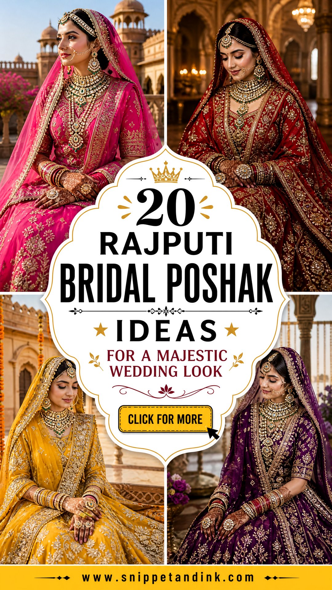 20 Rajputi Bridal Poshak Ideas for a Majestic Wedding Look - 20 Rajputi Bridal Poshak Ideas for a Majestic Wedding Look