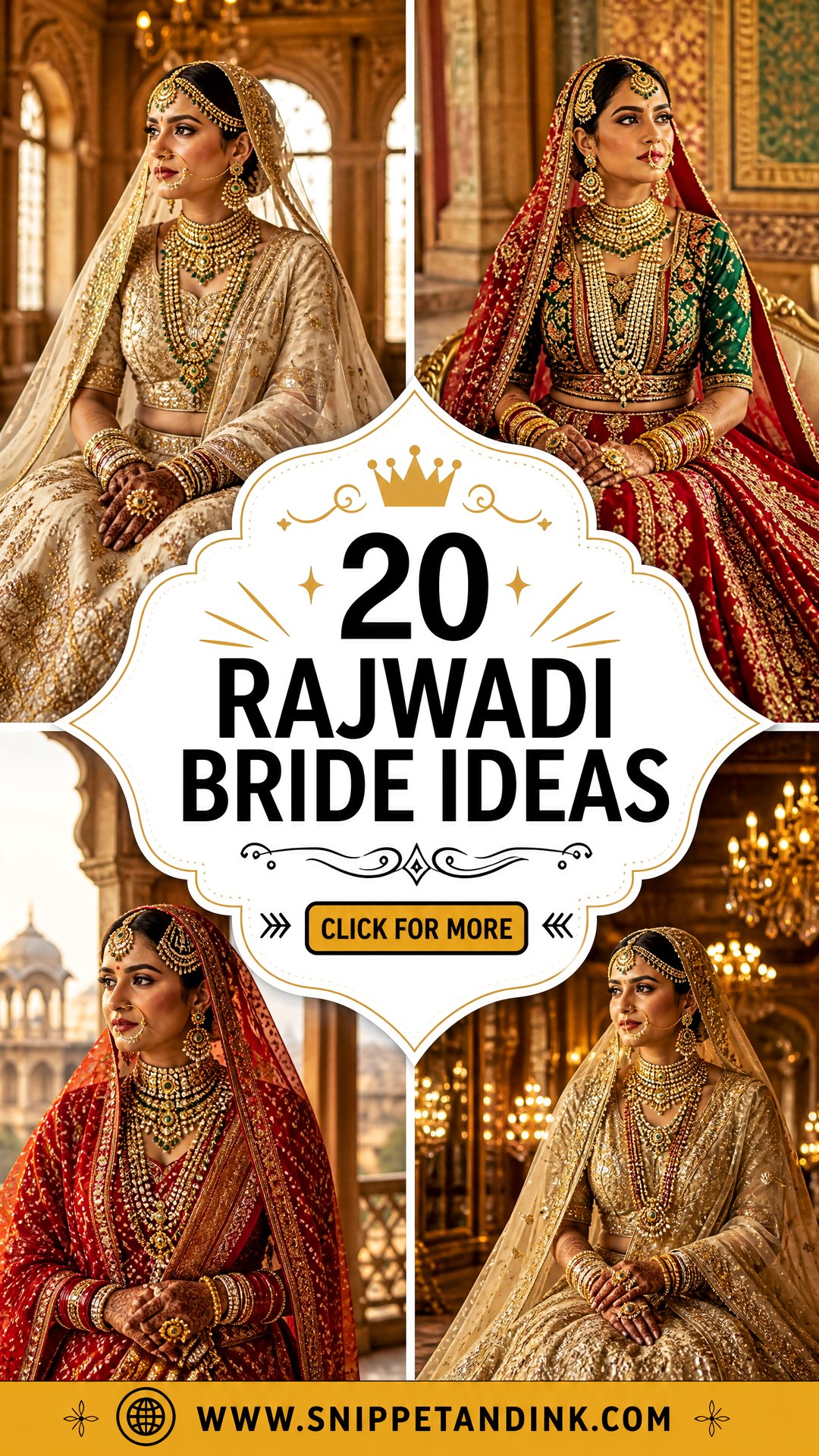 20 Rajwadi Bride Ideas for a Majestic Heritage Wedding Look - 20 Rajwadi Bride Ideas for a Majestic Heritage Wedding Look