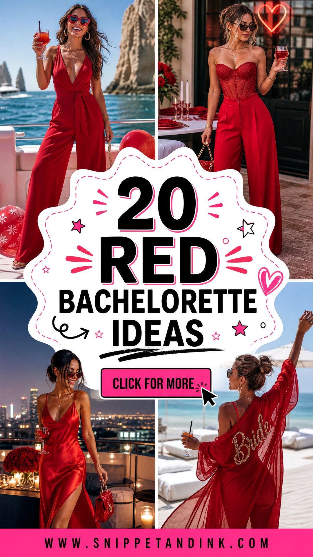 20 Red Bachelorette Ideas for a Bold Unforgettable Party - 20 Red Bachelorette Ideas for a Bold, Unforgettable Party