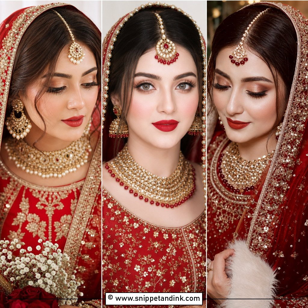 20 Red Bridal Makeup Ideas for a Bold Wedding Look