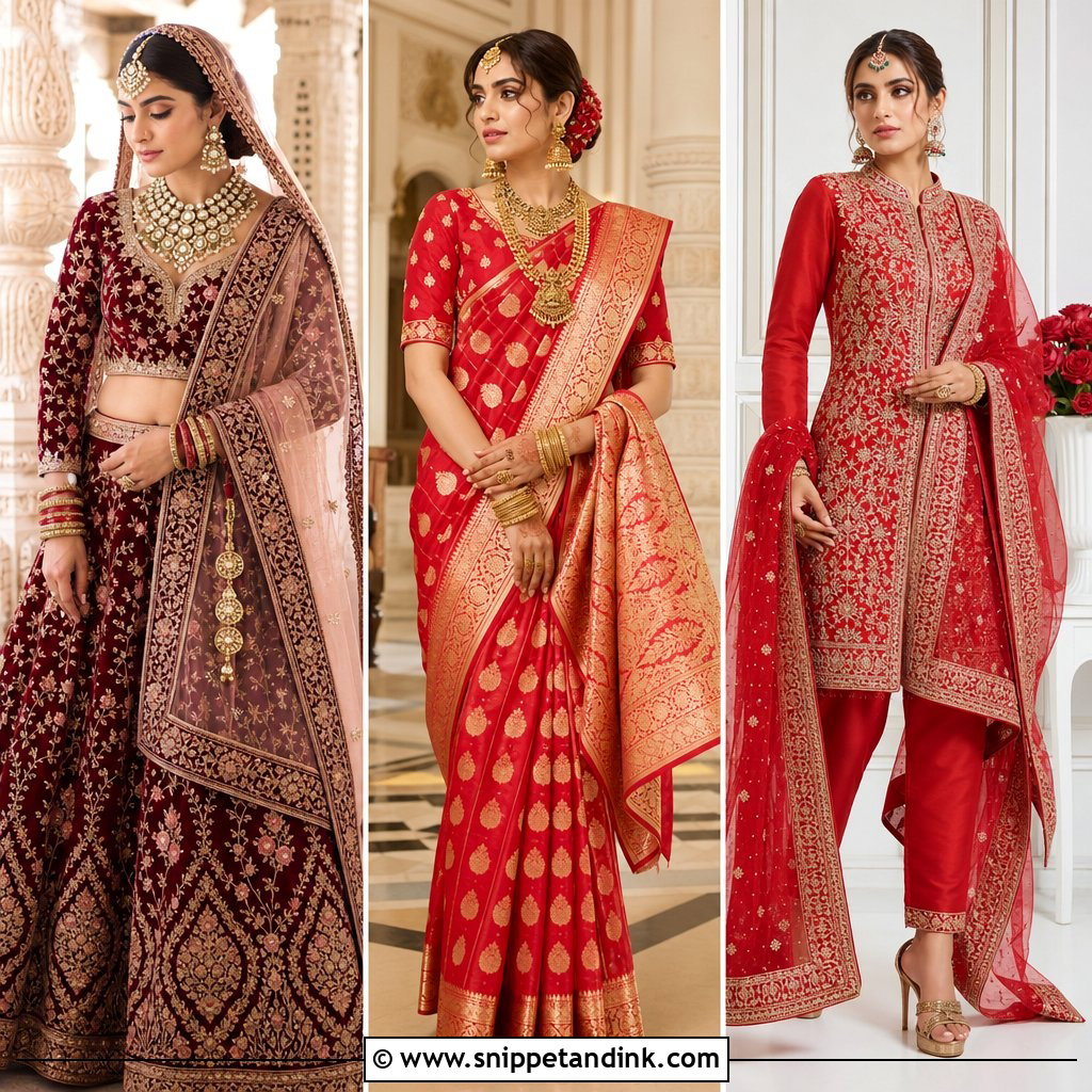 20 Red Bridal Outfit Ideas for a Showstopping Wedding Look