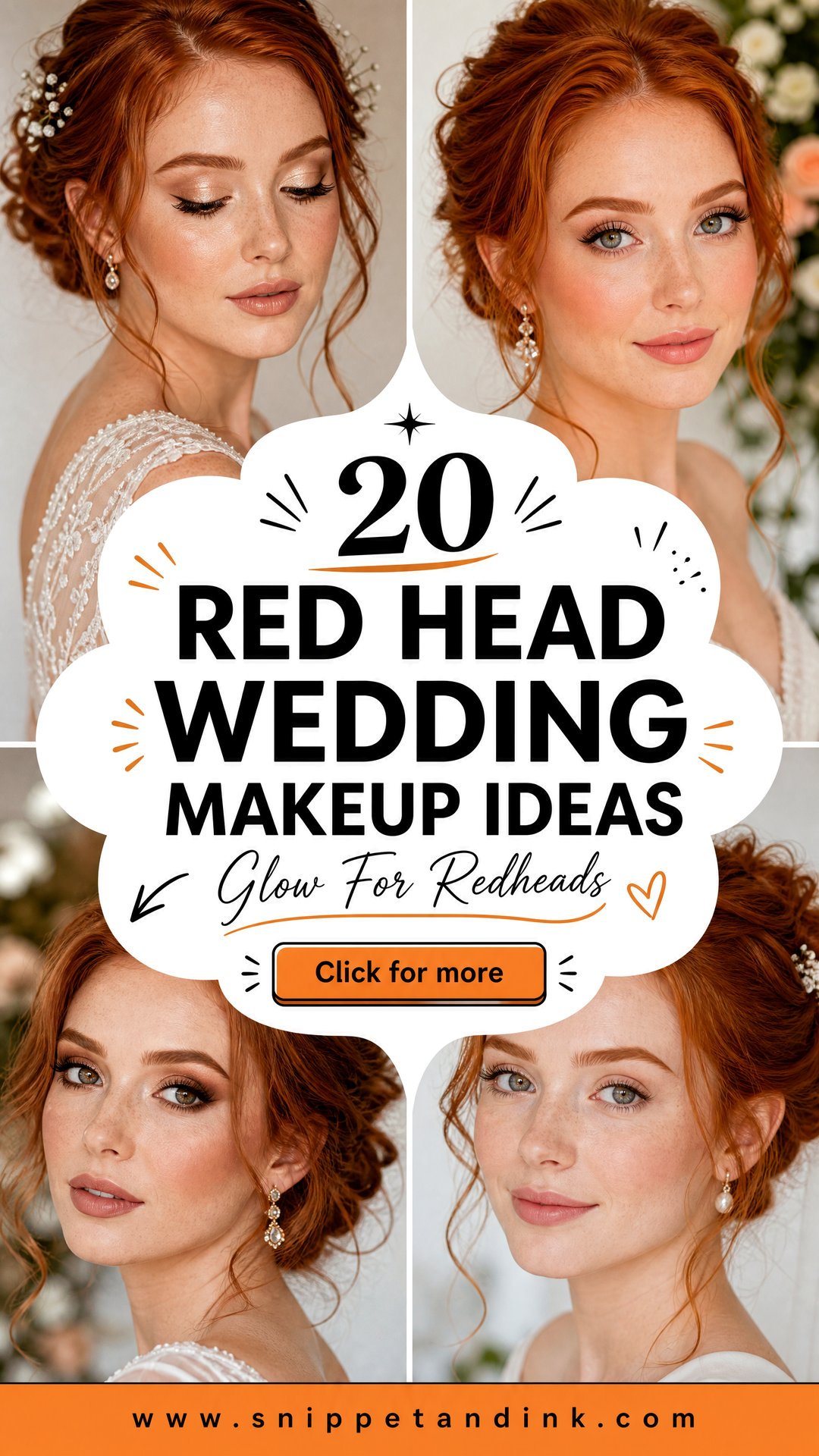 20 Red Head Wedding Makeup Ideas for a Flawless Glow - 20 Red Head Wedding Makeup Ideas for a Flawless Glow