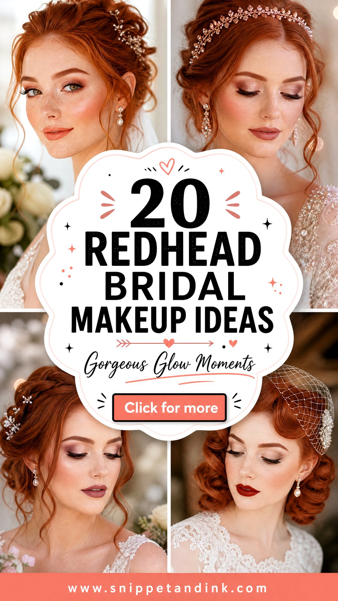 20 Redhead Bridal Makeup Ideas for a Gorgeous Glow - 20 Redhead Bridal Makeup Ideas for a Gorgeous Glow