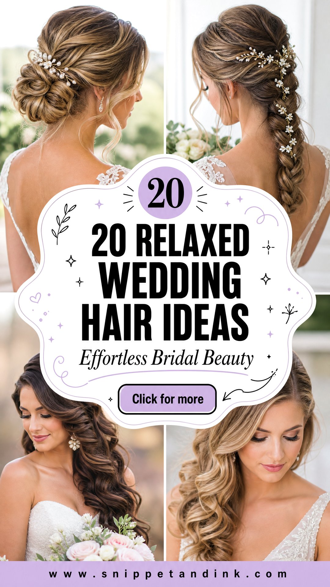 20 Relaxed Wedding Hair Ideas for Effortless Brides - 20 Relaxed Wedding Hair Ideas for Effortless Brides