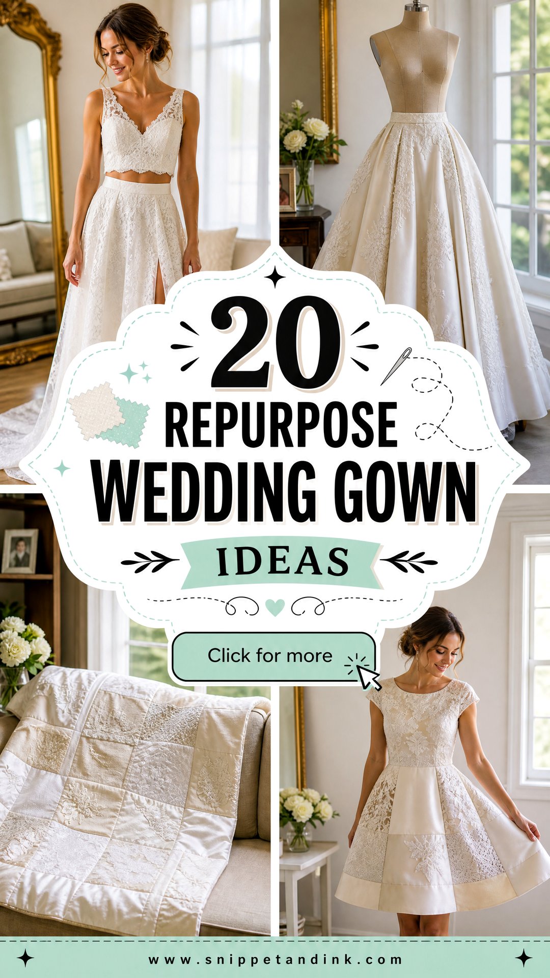 20 Repurpose Wedding Gown Ideas for Meaningful Keepsakes - 20 Repurpose Wedding Gown Ideas for Meaningful Keepsakes