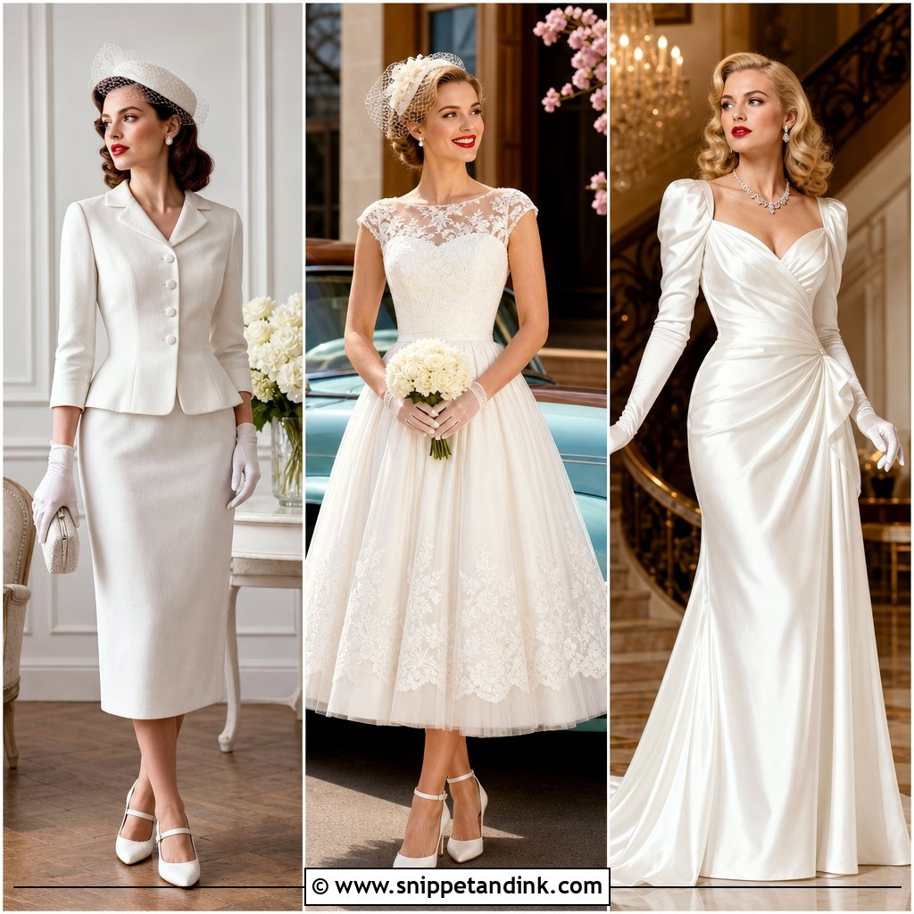 20 Retro Bridal Ideas for a Nostalgic Yet Modern Wedding Look
