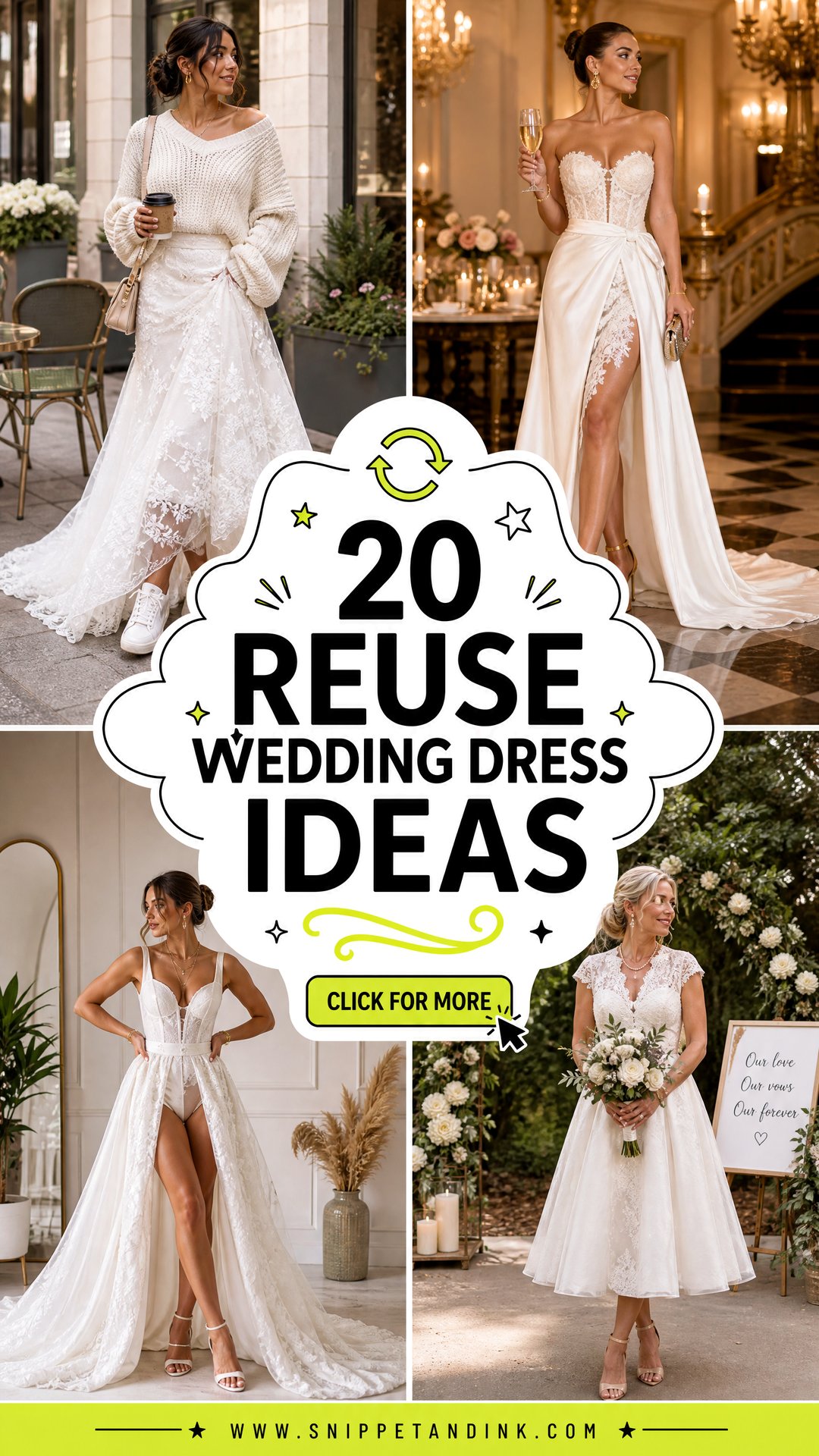 20 Reuse Wedding Dress Ideas for Creative Sentimental Brides - 20 Reuse Wedding Dress Ideas for Creative, Sentimental Brides