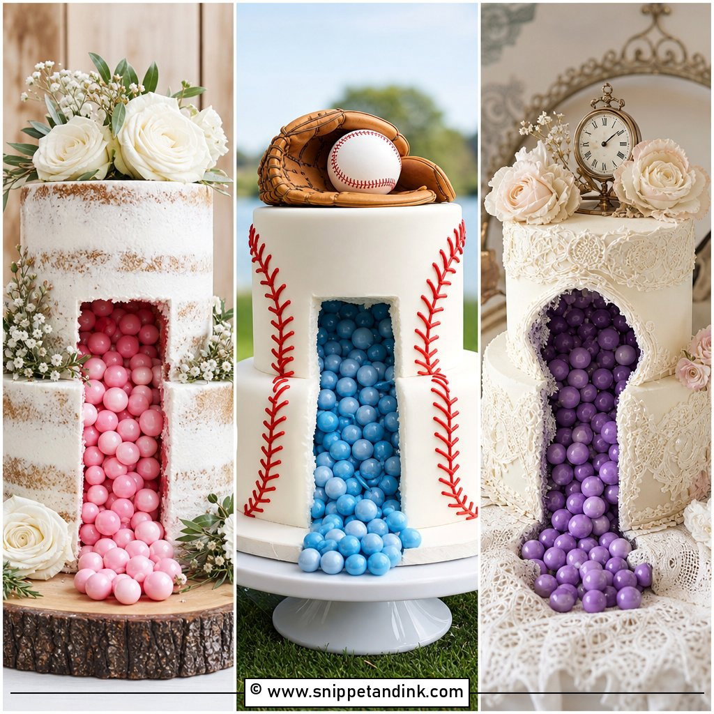 20 Reveal Wedding Cake Ideas for a Sweet Surprise Moment
