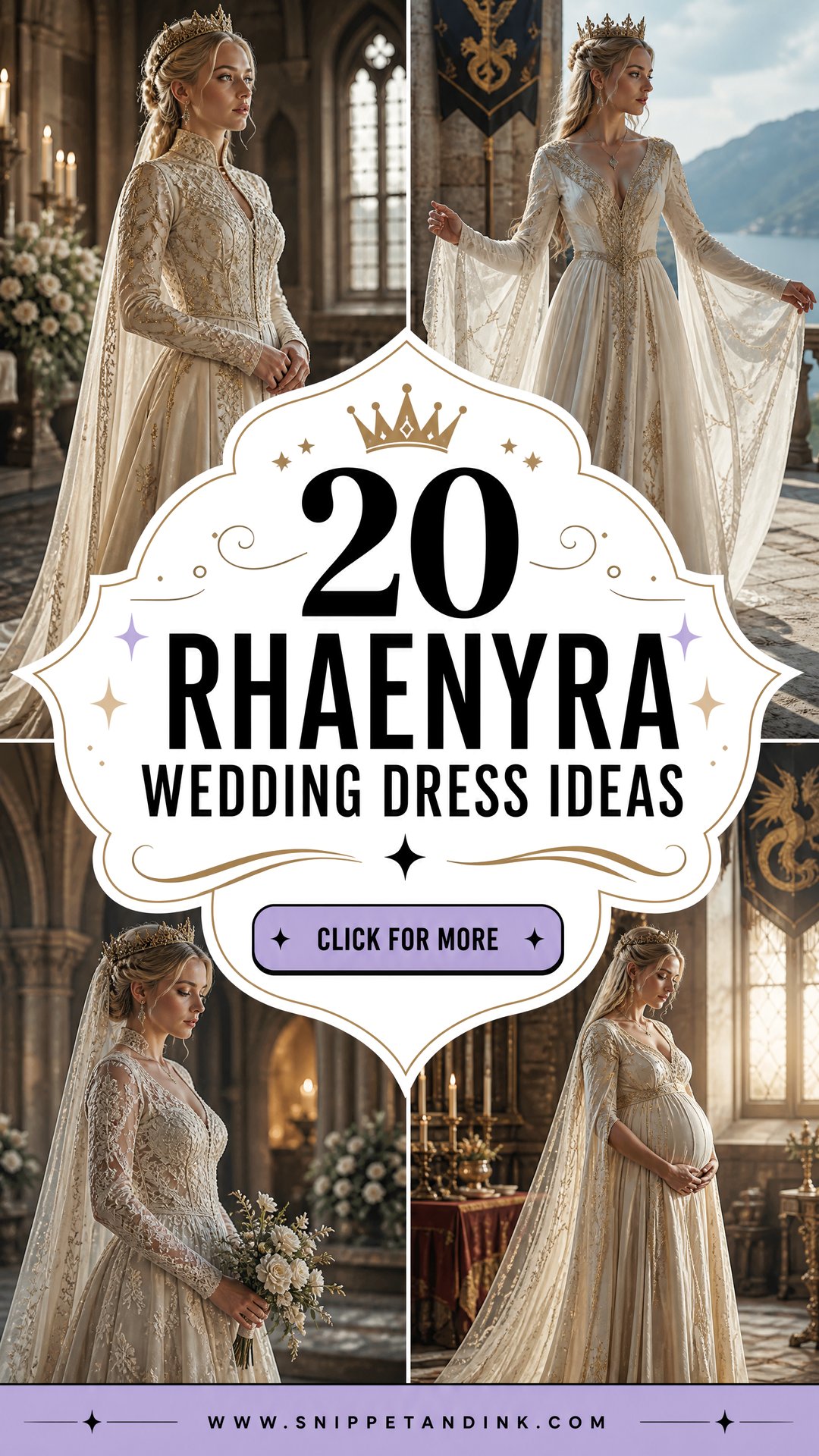 20 Rhaenyra Wedding Dress Ideas for a Regal Fantasy Bridal Look - 20 Rhaenyra Wedding Dress Ideas for a Regal Fantasy Bridal Look