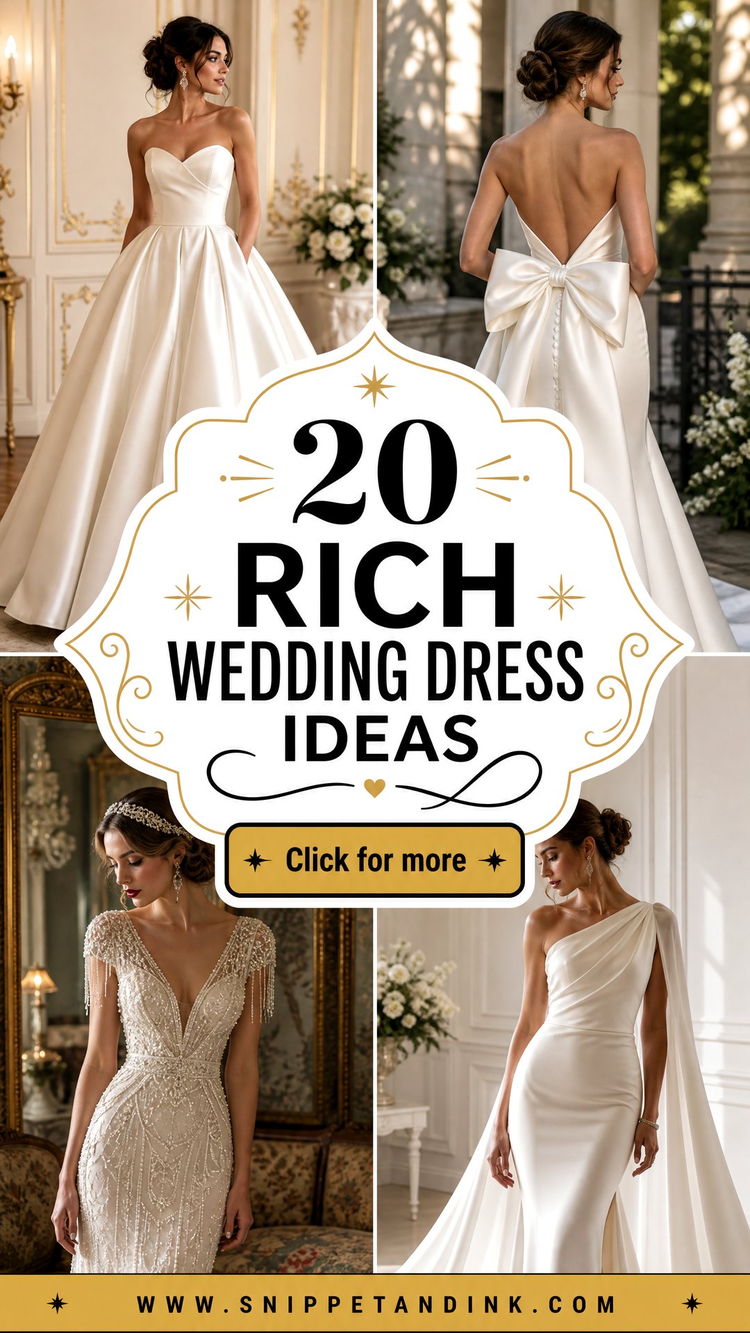 20 Rich Wedding Dress Ideas for a Luxe Timeless Bridal Look - 20 Rich Wedding Dress Ideas for a Luxe, Timeless Bridal Look
