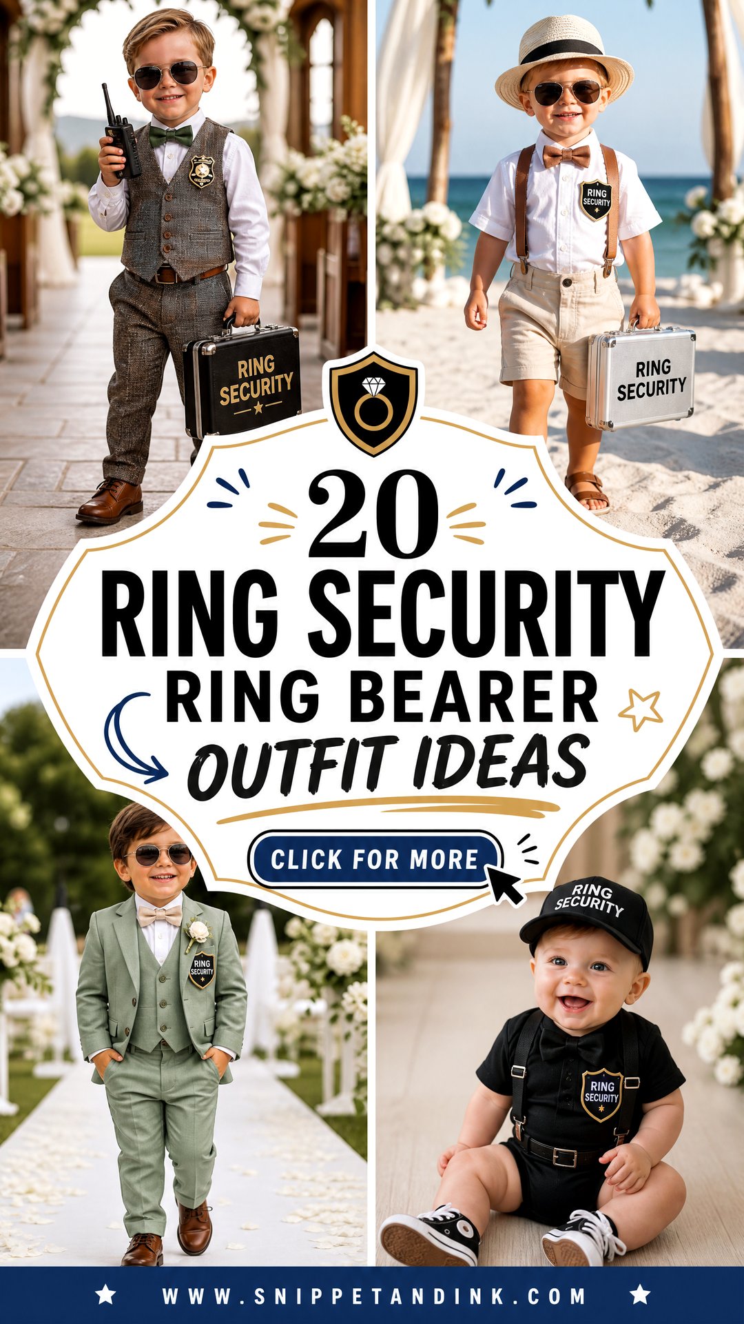 20 Ring Security Ring Bearer Outfit Ideas Clever Wedding Looks - 20 Ring Security Ring Bearer Outfit Ideas: Clever Wedding Looks