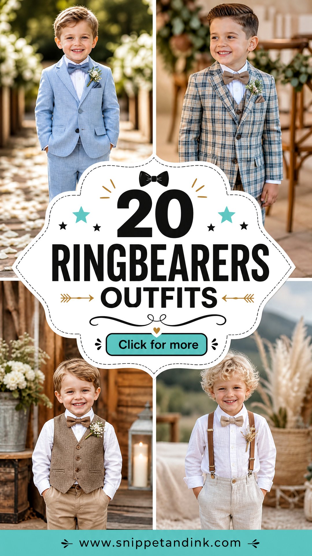 20 Ringbearers Outfits Cute Wedding Looks for the Big Day - 20 Ringbearers Outfits: Cute Wedding Looks for the Big Day