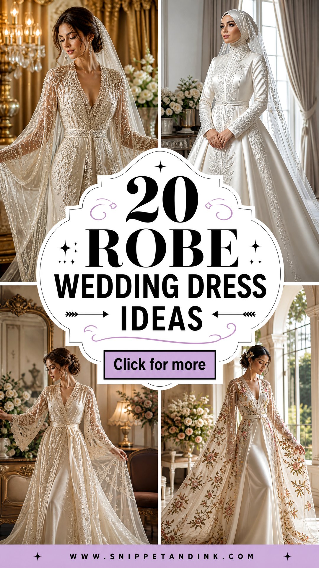 20 Robe Wedding Dress Ideas Chic Bridal Looks With Drama - 20 Robe Wedding Dress Ideas: Chic Bridal Looks With Drama