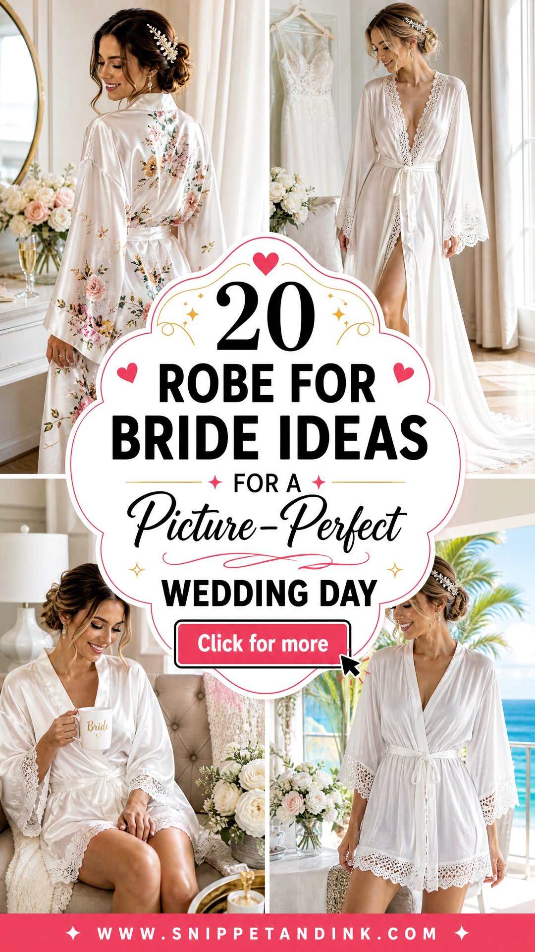 20 Robe for Bride Ideas for a Picture-Perfect Wedding Day - 20 Robe for Bride Ideas for a Picture-Perfect Wedding Day